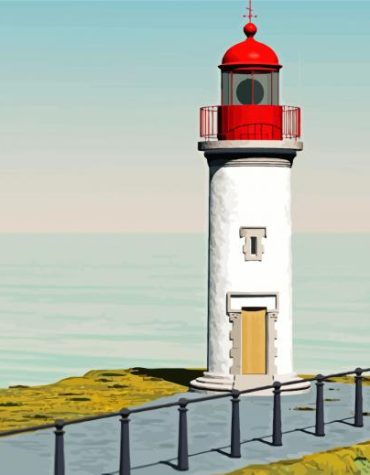Marseillan Lighthouse France Paint By Numbers