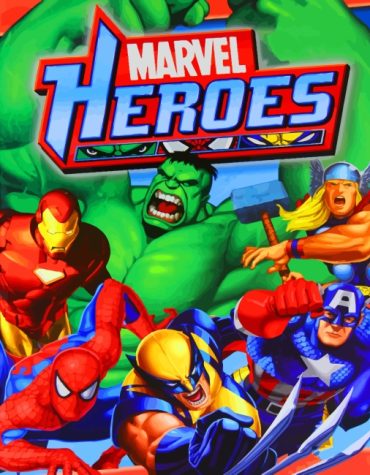 Marvel Superheroes Paint By Numbers