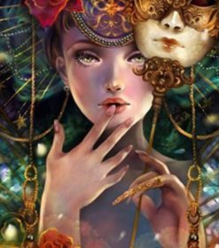 Masked Women Art Paint By Numbers