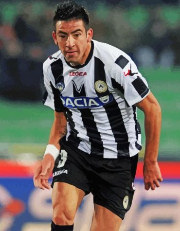 Mauricio Isla Football Paint By Numbers