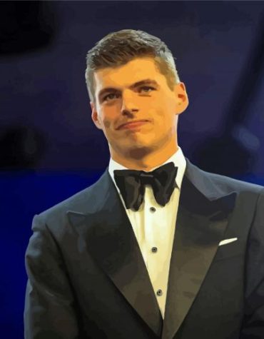 Max Verstappen Racing Legend Paint By Numbers