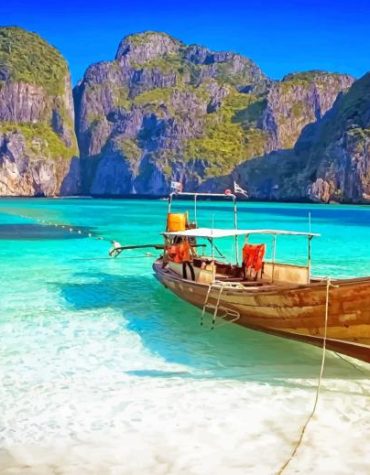 May Bay Seascape Paint By Numbers