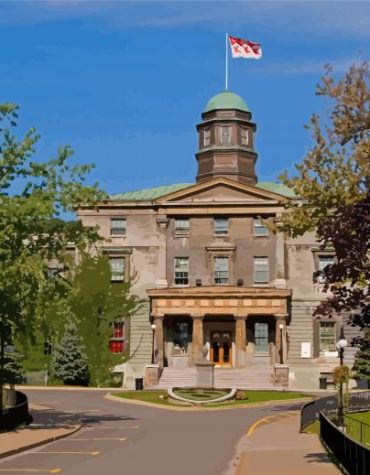 Montreal Architecture Paint By Numbers