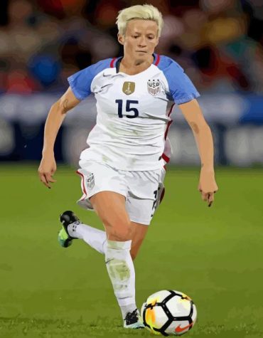 Megan Rapinoe Women's Soccer Paint By Numbers