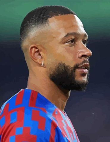 Memphis Depay Famous Footballers Paint By Numbers
