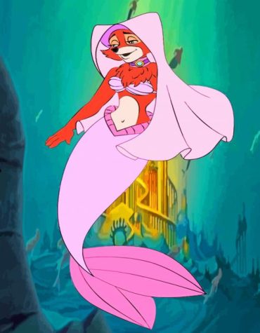 Robin Hood's Lady Marian Mermaid Paint By Numbers