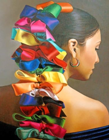 Colorful Mexican Hairstyles Paint By Numbers