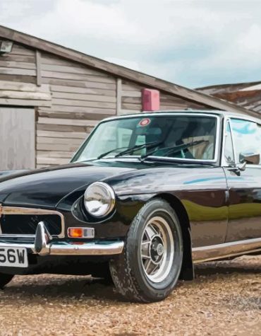 MGB Classic Car Paint By Numbers