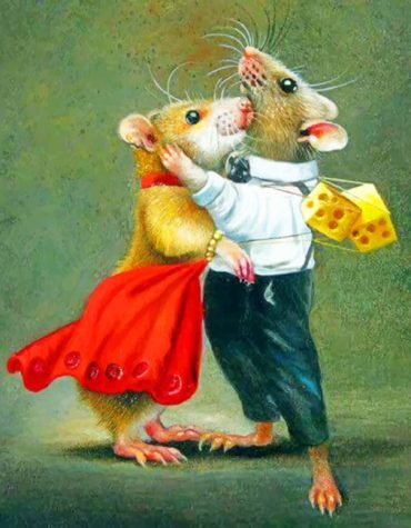 Mice Romance Paint By Numbers