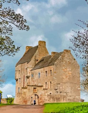 Midhope Castle Scotland Paint By Numbers