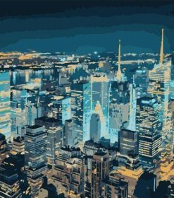 New York City Skyline Paint By Numbers