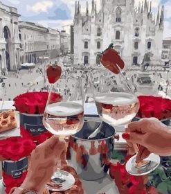 Milan City Cathedral Paint By Numbers