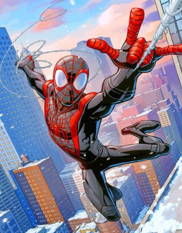 Miles Morales Animation Paint By Numbers