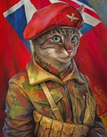 Military Cat Soldiers Paint By Numbers