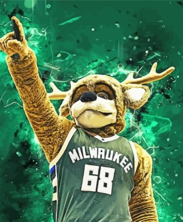 Milwaukee Bucks Sports Paint By Numbers