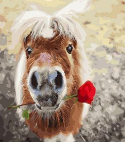 Mini Horse Fun Paint By Numbers