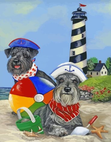 Miniature Schnauzer Pet Paint By Numbers