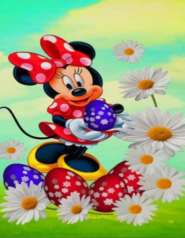 Minnie Mouse Cartoon Paint By Numbers