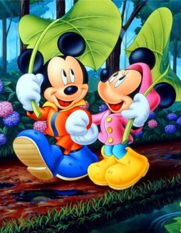 Minnie and Mickey Disney Paint By Numbers