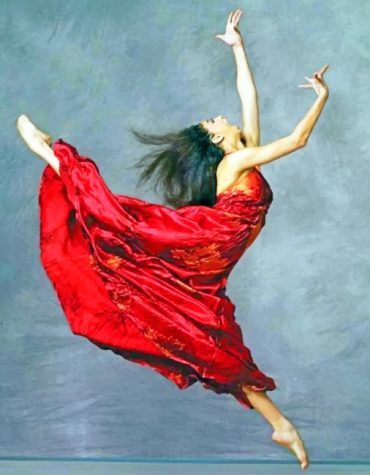 Red Lady Dancer Paint By Numbers