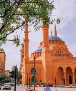 Beirut's Golden Mosque Paint By Numbers