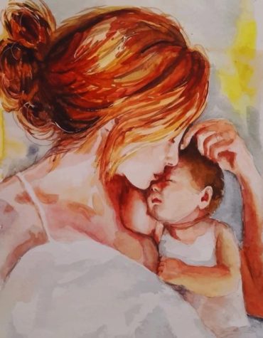 Mom and Newborn Bonding Paint By Numbers