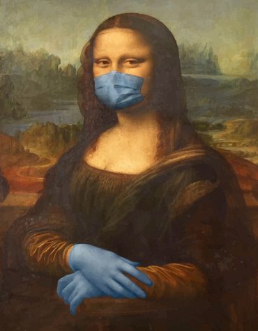 Mona Liza Masked Masterpiece Paint By Numbers