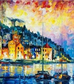 Monaco Cityscape Paint By Numbers