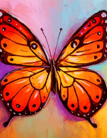Monarch Butterfly Kit Paint By Numbers