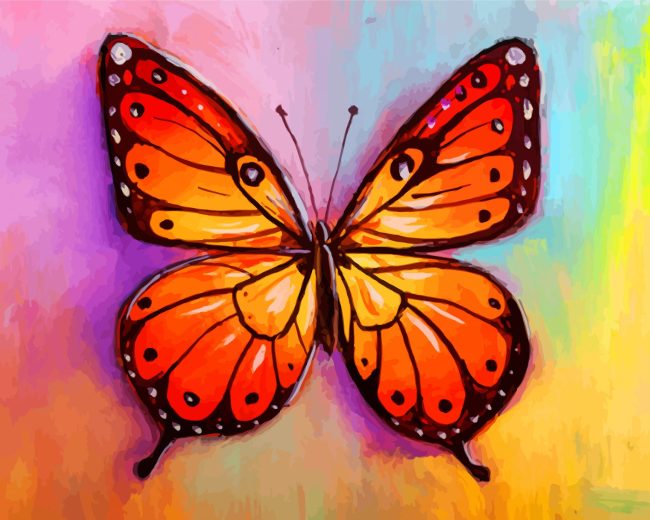 Monarch Butterfly Kit Paint By Numbers