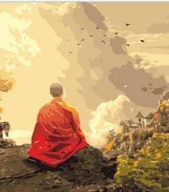 Monk Mountain Nature Paint By Numbers