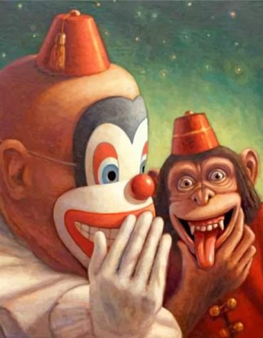 Monkey and Circus Fun Paint By Numbers