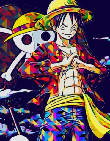 Monkey D Luffy Anime Paint By Numbers
