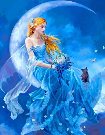 Moonlit Fantasy Fairy Paint By Numbers
