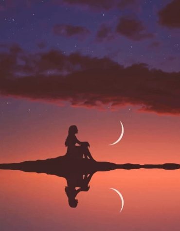 Gazing at the Night Sky Paint By Numbers