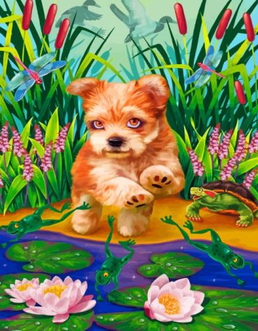 Morkie Dog Painting Guide Paint By Numbers