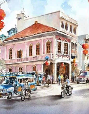 Bangkok Sunrise Painting Experience Paint By Numbers