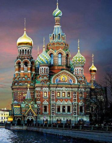 Moscow Castle in Russia Paint By Numbers