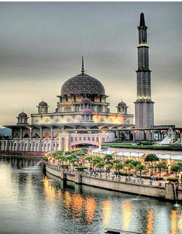 Islamic Kuala Lumpur Mosque Paint By Numbers