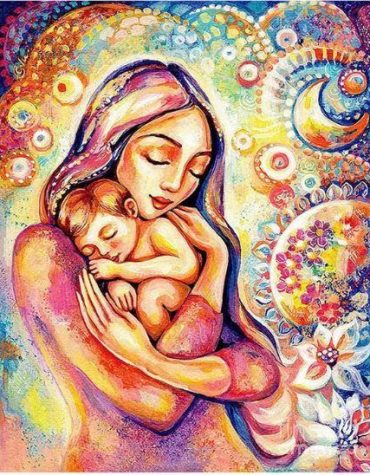 Motherhood Love for Newborns Paint By Numbers
