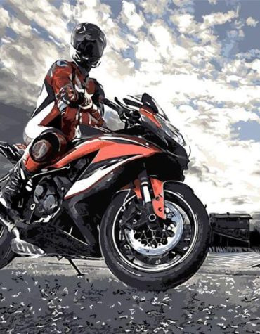 Motorcycle Riding Adventure Paint By Numbers