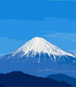 Mount Fuji Scenic Landscape Paint By Numbers