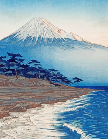 Mount Fuji Seaside Paint By Numbers