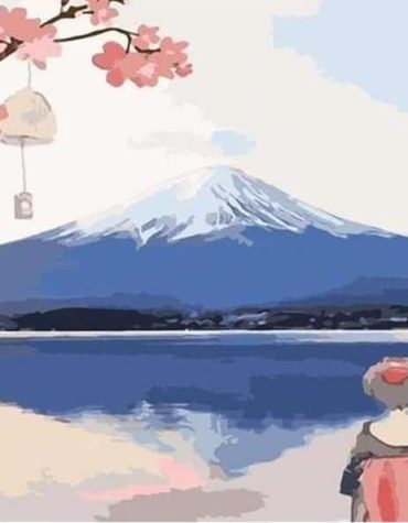 Mount Fuji Japan Scenery Paint By Numbers