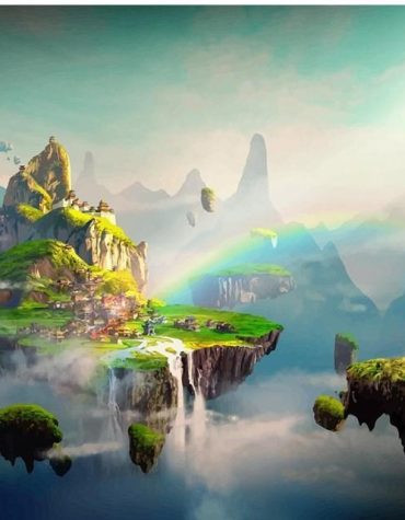 Magical Mountain Scene Paint By Numbers