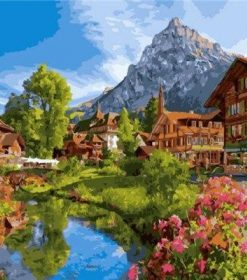 Mountain Scenery Paint By Numbers
