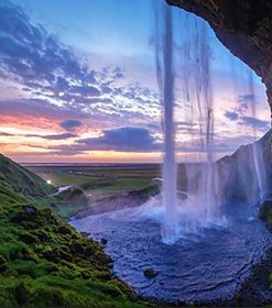 Mountain Waterfall Nature Paint By Numbers