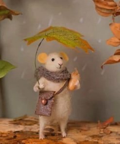 Autumn Mouse Adventure Paint By Numbers