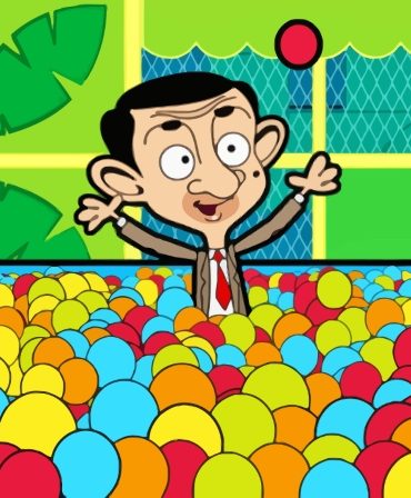 Mr Bean Colorful Cartoon Paint By Numbers