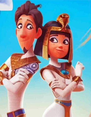 Mummies Animated Fun Paint By Numbers